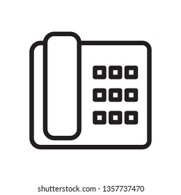 Phone icon in trendy outline style design. Vector graphic illustration. Phone icon for website design, app, logo, and ui. Editable vector stroke. Pixel perfect. EPS 10.