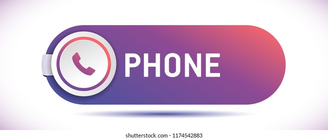 Phone icon vector