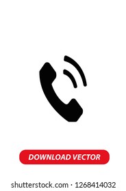 Phone icon, Vector