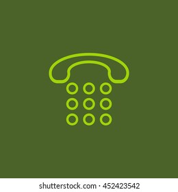 phone icon vector .