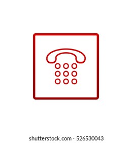  phone icon vector .