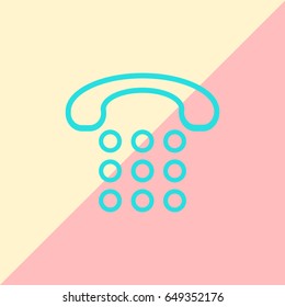  phone icon vector .