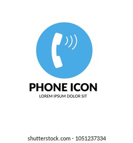 phone icon vector.Can be used as icon or logo for websites, applications, mobile and UI design, vector illustration