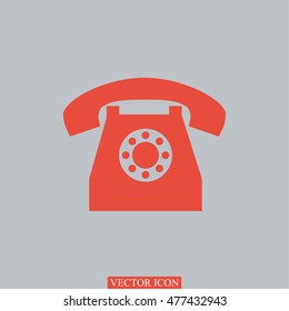 phone icon, vector best flat icon EPS