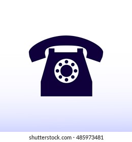 phone icon, vector best flat icon EPS