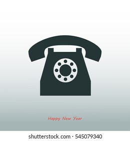 phone icon, vector best flat icon EPS