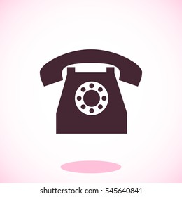 phone icon, vector best flat icon EPS