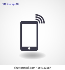icono de teléfono, icono de vector, mejor plano, EPS