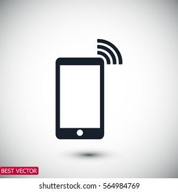 phone icon, vector best flat icon, EPS