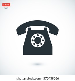 phone icon, vector best flat icon EPS