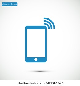 phone icon, vector best flat icon, EPS