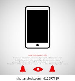 Phone icon, vector best flat icon, EPS