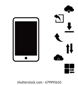 Phone icon, vector best flat icon, EPS