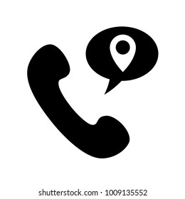 phone icon vector black and white