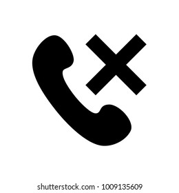 phone icon vector black and white