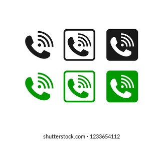 Phone icon vector. Call icon vector.
