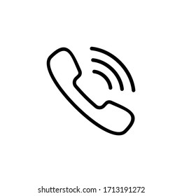 Phone Icon Vector. Call Icon Vector Illustration