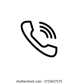  Vector de icono de teléfono. Icono de llamada ilustración vectorial