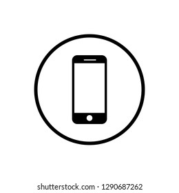 Phone icon vector. Call icon vector. mobile phone smartphone device gadget. telephone icon