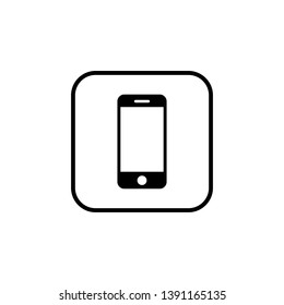 Phone icon vector. Call icon vector. mobile phone smartphone device gadget. telephone icon