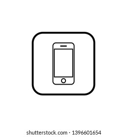 Phone icon vector. Call icon vector. mobile phone smartphone device gadget 