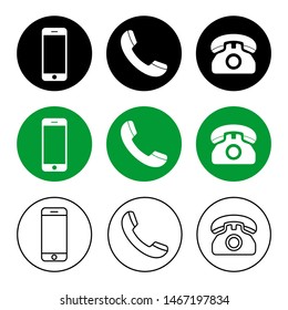 Phone icon vector. Call icon vector. mobile phone smartphone device gadget. telephone icon. Contact