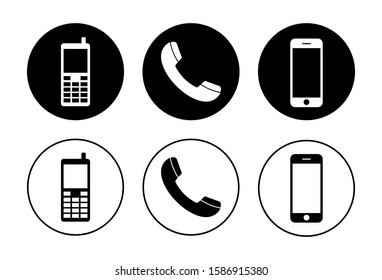 Phone icon vector. Call icon vector. mobile phone smartphone device gadget. telephone icon
