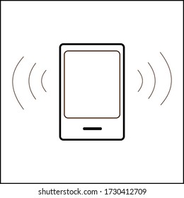 Phone icon vector. Call icon vector. mobile phone smartphone device gadget. telephone icon