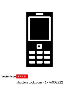 Phone icon vector. Call icon vector. Mobile phone smartphone device.