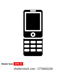 Vector de icono de teléfono. Vector de icono de llamada. Dispositivo smartphone para teléfono móvil.