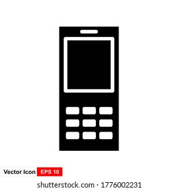 Phone icon vector. Call icon vector. Mobile phone smartphone device.