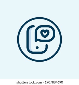 Phone icon vector. Call icon vector. mobile phone smartphone device gadget. telephone icon. Mobile phone icon vector. 