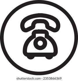Vector de icono de teléfono. Vector de icono de llamada. gadget de dispositivo para smartphone de teléfono móvil. icono de teléfono