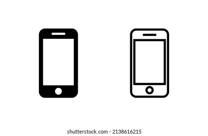 Phone icon vector. Call sign and symbol. telephone symbol