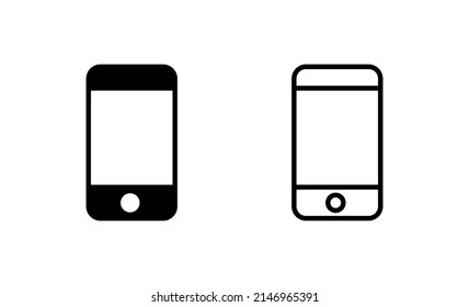 Vector de icono de teléfono. Signo y símbolo de llamada. símbolo de teléfono