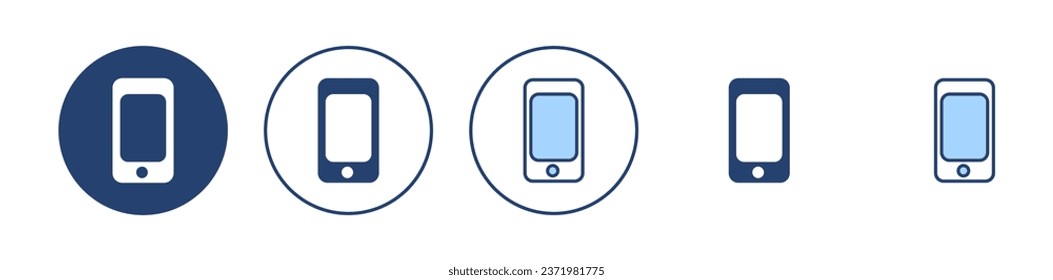 Vector de icono de teléfono. Signo y símbolo de llamada. símbolo de teléfono