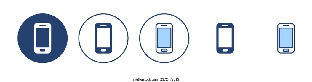 Vector de icono de teléfono. Signo y símbolo de llamada. símbolo de teléfono