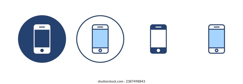 Vector de icono de teléfono. Signo y símbolo de llamada. símbolo de teléfono