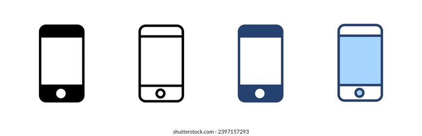 Vector de icono de teléfono. Signo y símbolo de llamada. símbolo de teléfono