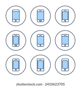 Telefonsymbol-Vektorgrafik. Rufzeichen und Symbol anrufen. Telefonsymbol
