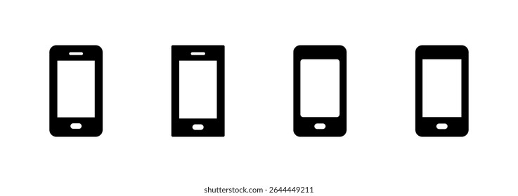 Phone icon vector. Call sign and symbol. telephone symbol