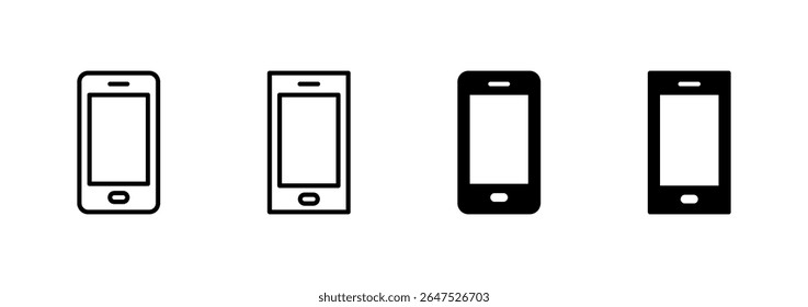 Vetor de ícone de telefone. Indicativo de chamada e símbolo. símbolo de telefone