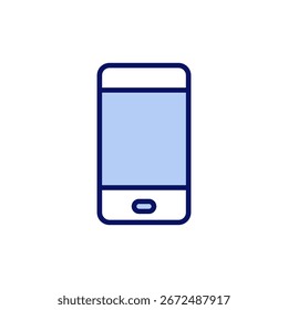 Phone icon vector. Call sign and symbol. telephone symbol
