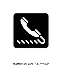 Phone icon vector. Call icon vector. telephone icon
