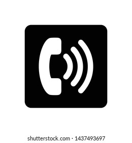 Phone icon vector. Call icon vector. telephone icon