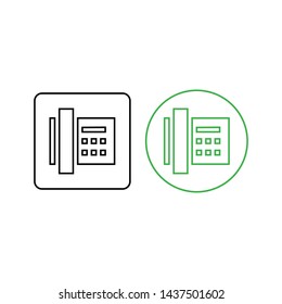 Phone icon vector. Call icon vector. telephone icon