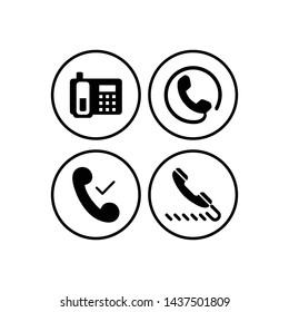 Phone icon vector. Call icon vector. telephone icon