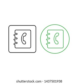 Phone icon vector. Call icon vector. telephone icon