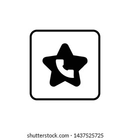 Phone icon vector. Call icon vector. telephone icon