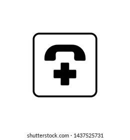 Phone icon vector. Call icon vector. telephone icon